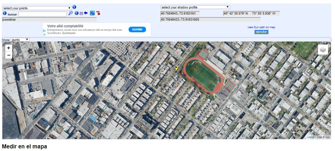 Determine su latitud exacta aquí para estimar su rendimiento fotovoltaico: